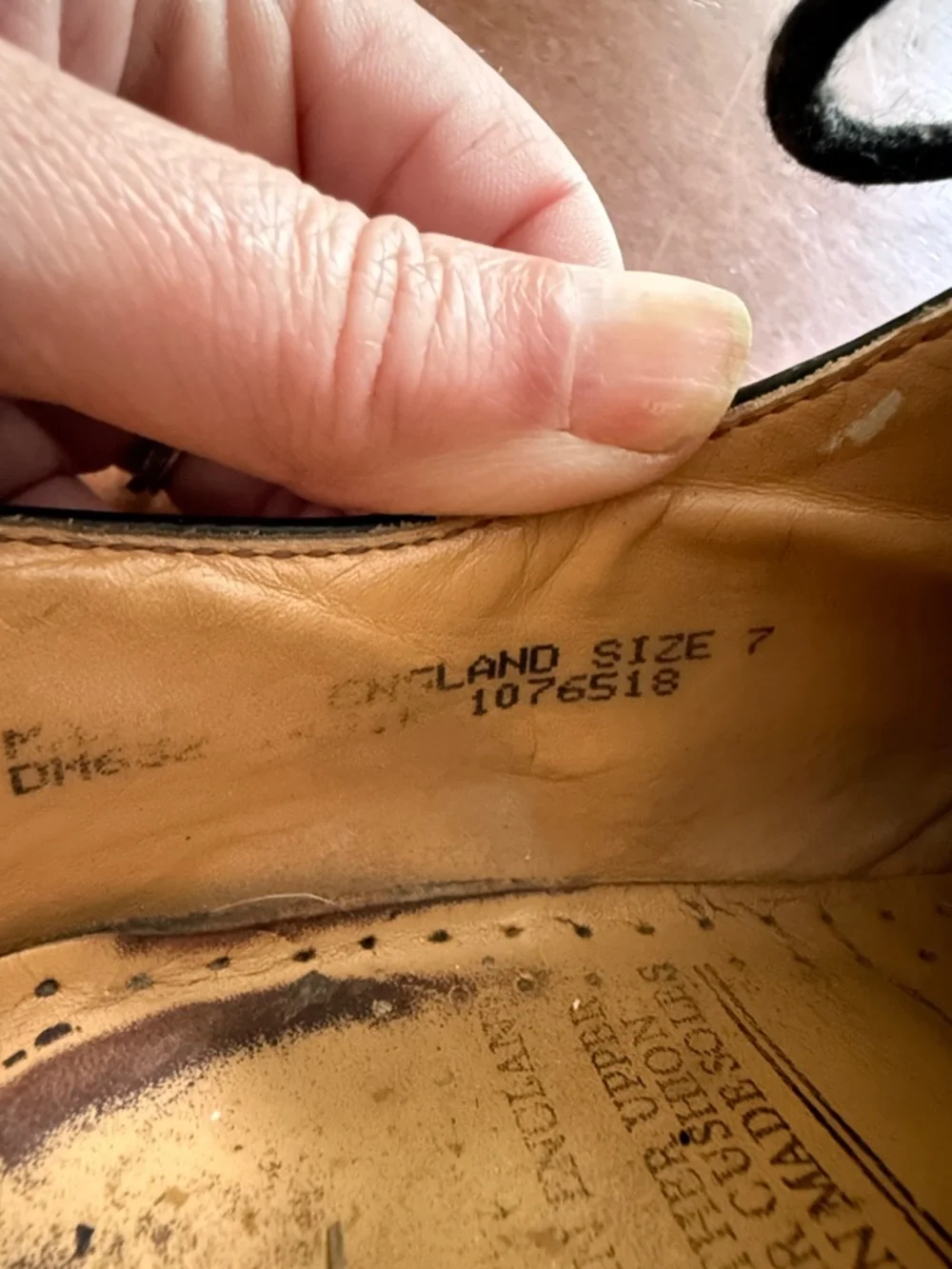 Vintage Dr. Martens Black Leather Lace-Up Ankle Shoes 1461 VTG 7 9 41 - Picture 8 of 17